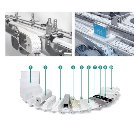 Taśmociag płytkowy, transport produktów, podajnik-16