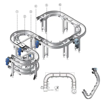 Taśmociag płytkowy, transport produktów, podajnik-17